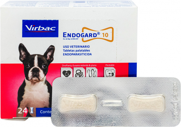 Endogard Para perros Medianos - 10kg (2 Tabletas) para perro